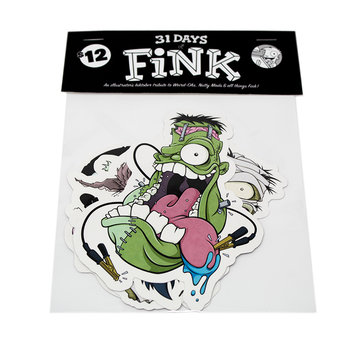 31 days of Fink - Monster Sticker Pack