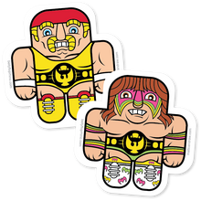 Load image into Gallery viewer, Wrestling Buds sticker 2 pack