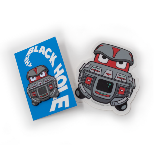 V.I.N.C.E.N.T. pin/sticker 2 Pack