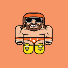 Load image into Gallery viewer, Wrestling Buddies Action Pack (prints and stickers)
